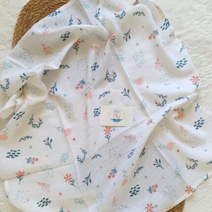 Çiçek Bahçesi Müslin Örtü