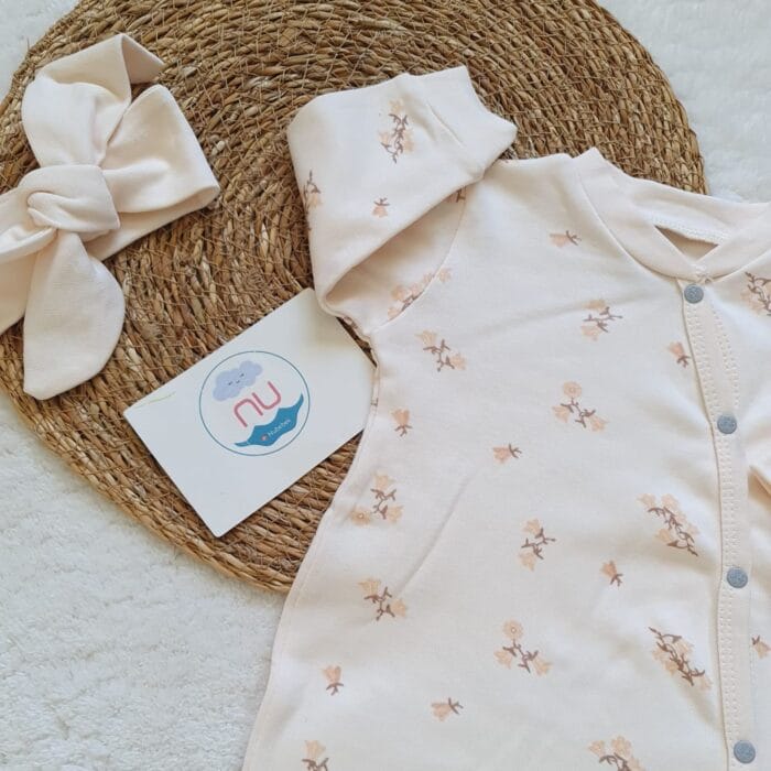 Çiçekler Tulum ve Şapkası - Görsel 4