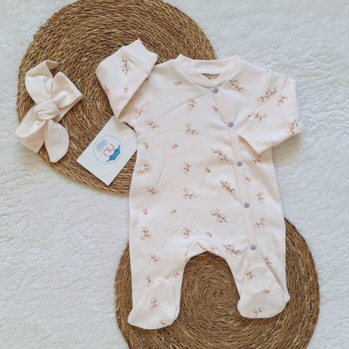 Çiçekler Tulum ve Şapkası - Görsel 3