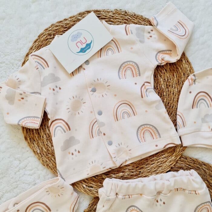 Gökkuşağı Hastane Çıkış Seti - Görsel 2