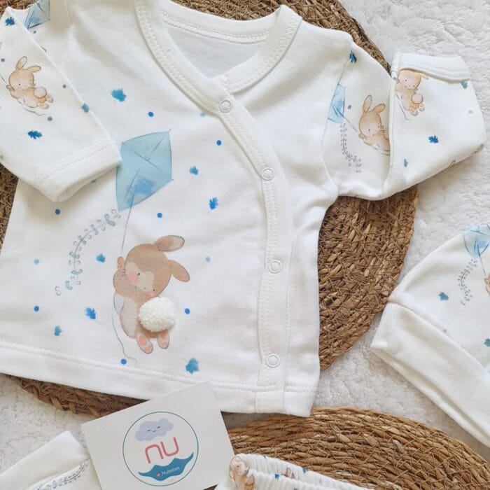 Uçurtmalı Tavşan Hastane Çıkış Seti - Görsel 2