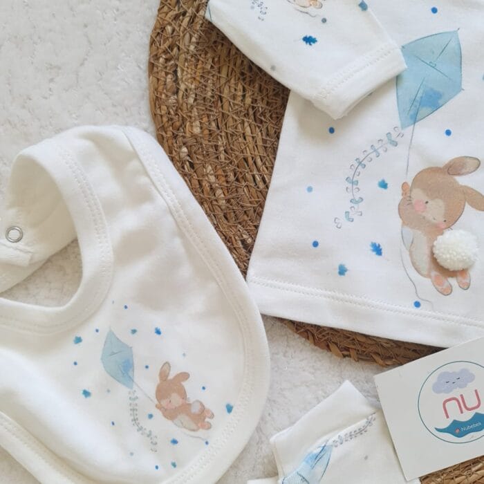 Uçurtmalı Tavşan Hastane Çıkış Seti - Görsel 3