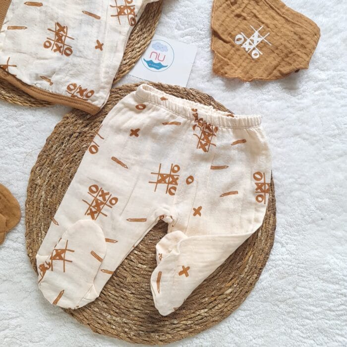 Xoxo Muslin Hastane Çıkış Seti - Görsel 2