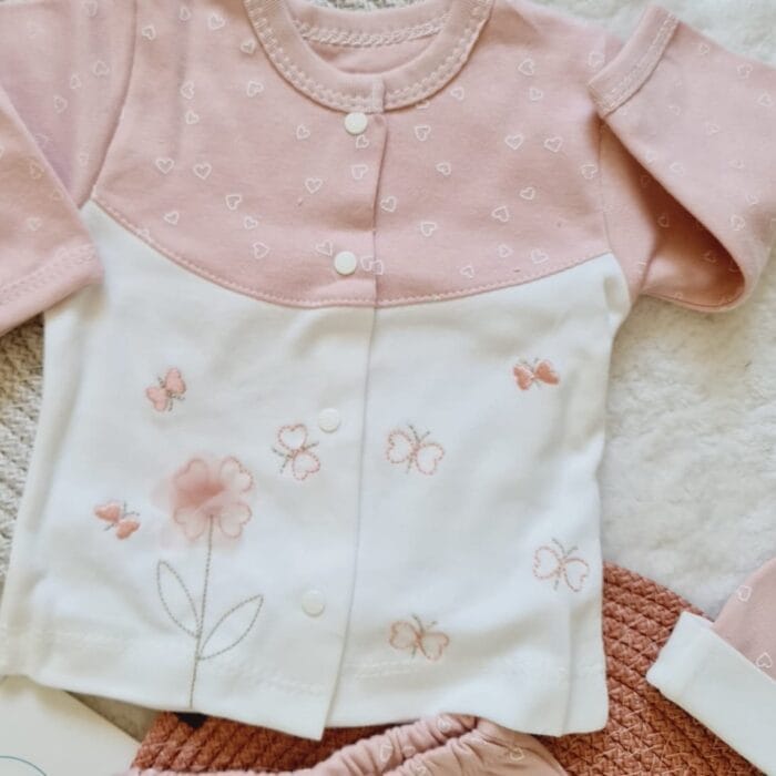 Pembe Kelebek Hastane çıkış seti - Görsel 2