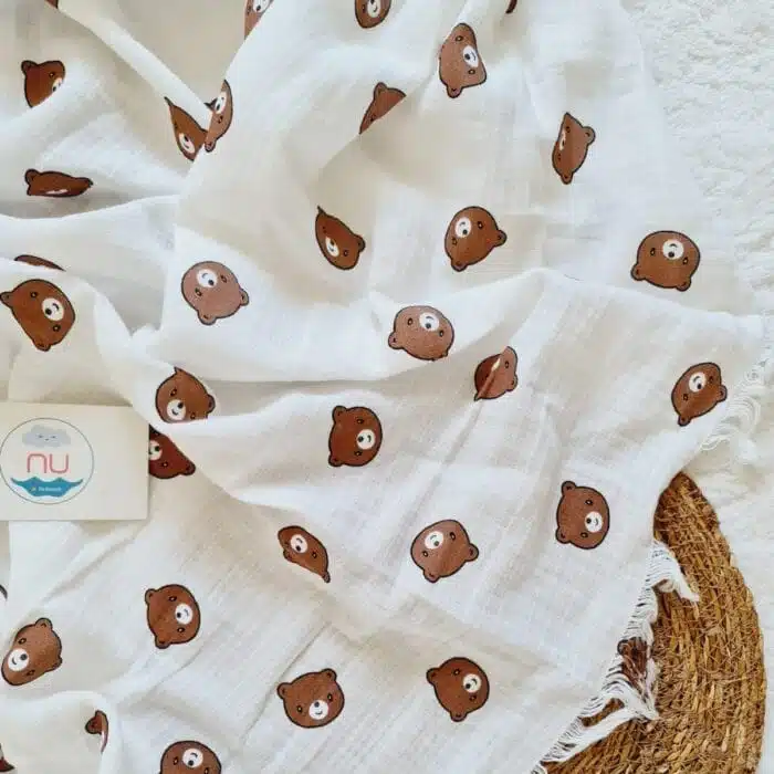 Bear Muslin Battaniye - Görsel 2