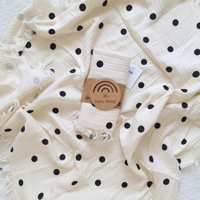 Puanlı 4 Katlı Muslin Örtü - Görsel 1