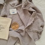 Gri 4 Katlı Muslin Battaniye - Görsel 3