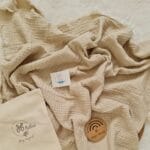 Bej 4 Katlı Müslin Battaniye