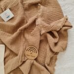 Kahve 4 Katlı Muslin Battaniye - Görsel 2