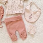 Mıld Çiçekli Somon Hastane Çıkış Seti - Görsel 3