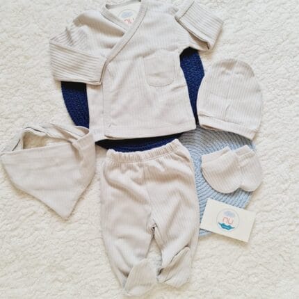 Natura Gri Hastane Çıkış Seti