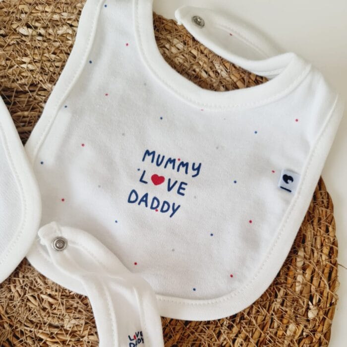 Mummy Love Daddy Önlük Seti - Görsel 2