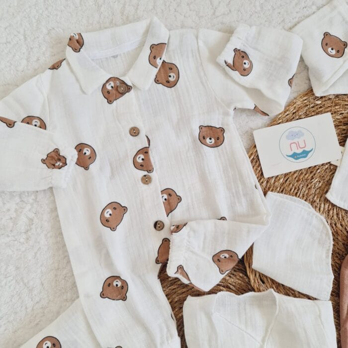 Bears and Bears Muslin Hastane Çıkış Seti - Görsel 3