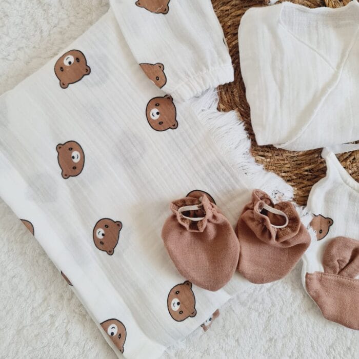 Bears and Bears Muslin Hastane Çıkış Seti - Görsel 5