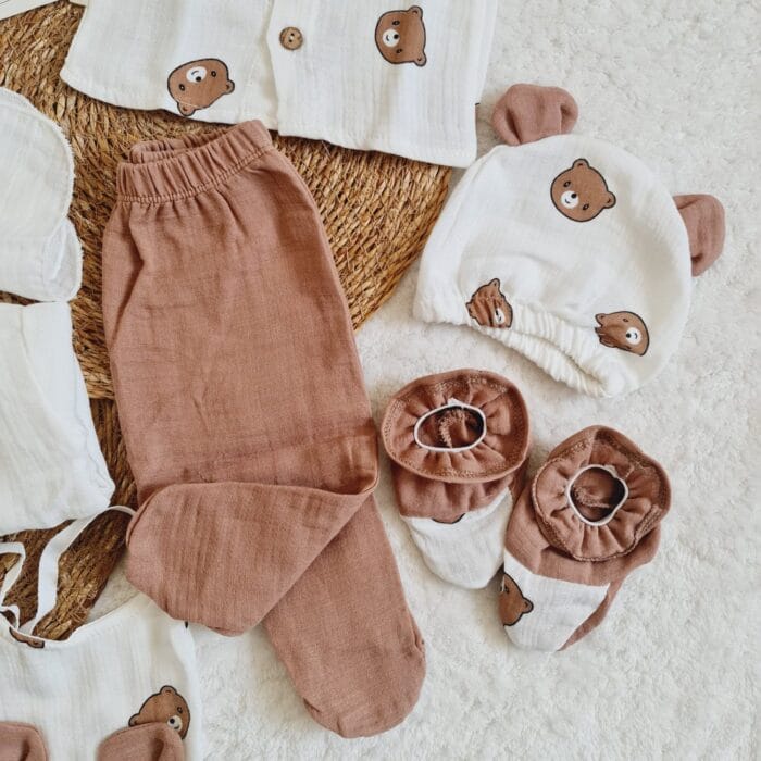 Bears and Bears Muslin Hastane Çıkış Seti - Görsel 6