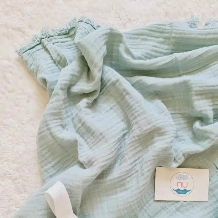 Mint 4 Katlı Muslin Battaniye - Görsel 3