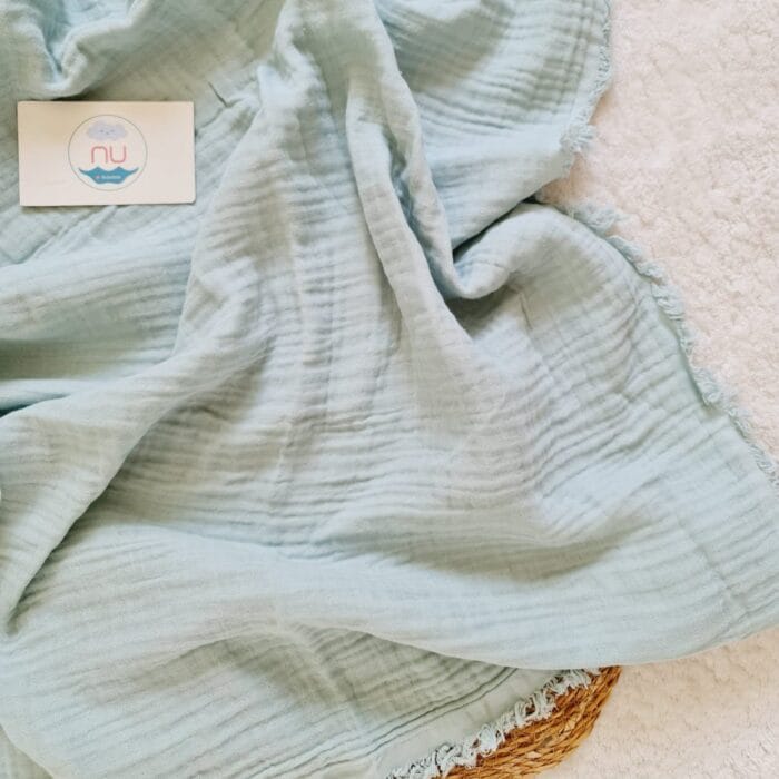 Mint 4 Katlı Muslin Battaniye - Görsel 2