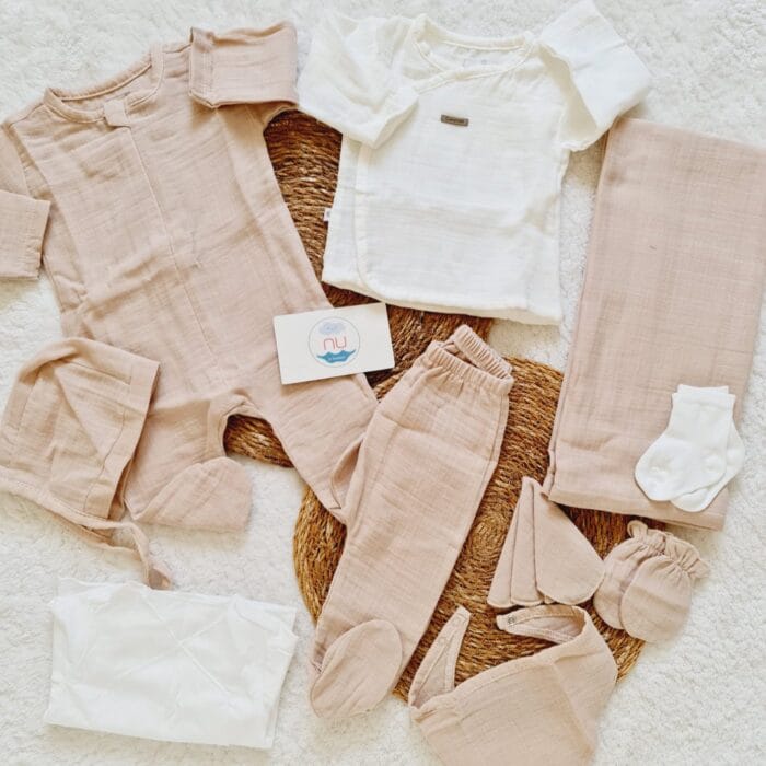 Latte Müslin Hastane Çıkış Seti - Görsel 2