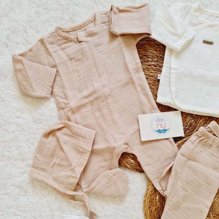 Latte Müslin Hastane Çıkış Seti - Görsel 3