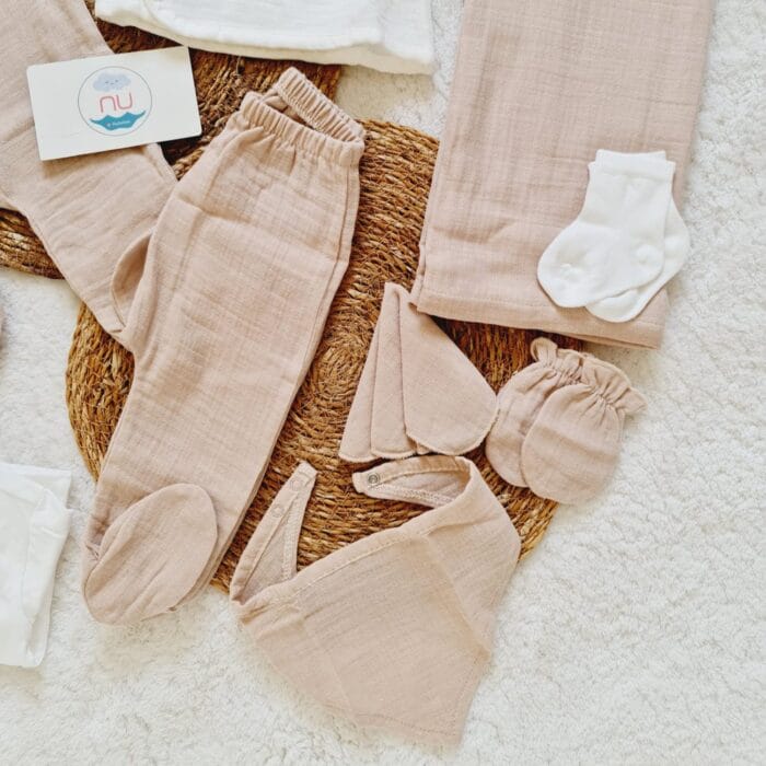 Latte Müslin Hastane Çıkış Seti - Görsel 5