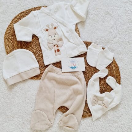 Papyonlu Zürafa Hastane Çıkış Seti