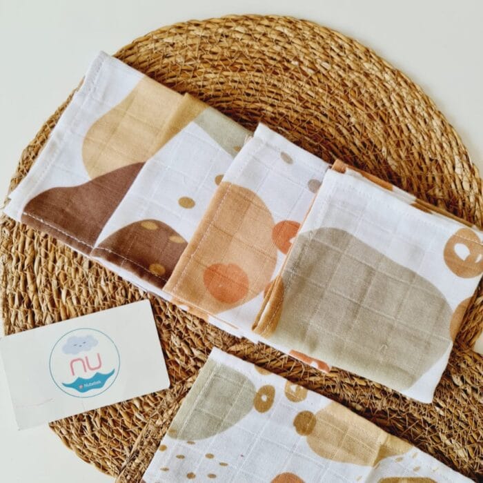 Rock 5 li Muslin Ağız Mendili - Görsel 2