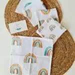 Rainbow 5 li Muslin Ağız Mendili - Görsel 2