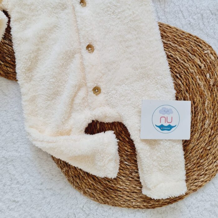 Pufy Ekru Welsoft Tulum - Görsel 3