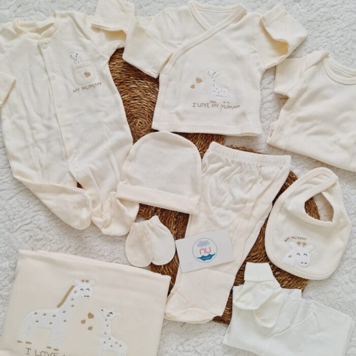 Mini Zürafa Hastane Çıkış Seti - Görsel 1