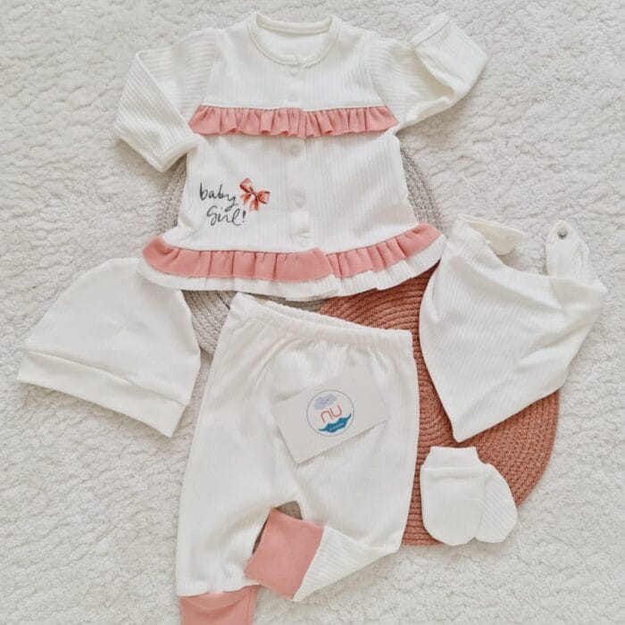 Baby Gril Hastane Çıkış Seti - Görsel 1