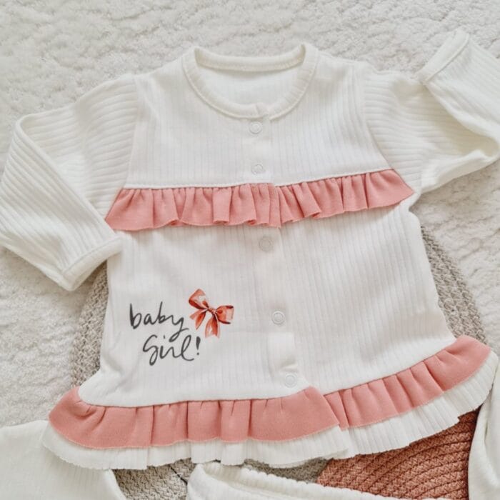 Baby Gril Hastane Çıkış Seti - Görsel 2