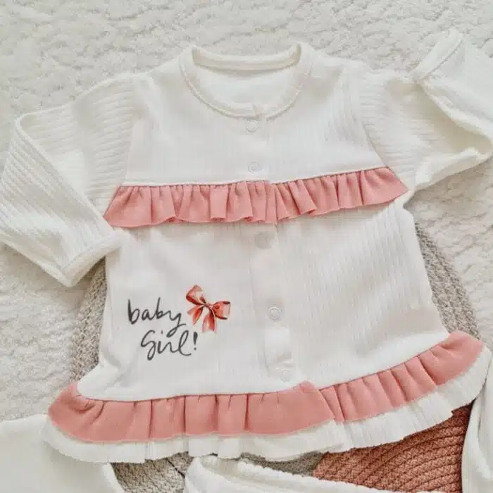 Baby Gril Hastane Çıkış Seti - Görsel 2