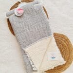 5 Kat Dolgulu Muslin Battaniye (Gri)