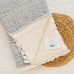 5 Kat Dolgulu Muslin Battaniye (Gri) - Görsel 2