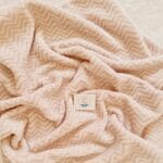 Latte Zig Zag Peluş Battaniye