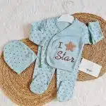 Love Star Yeşil Bebek Takımı