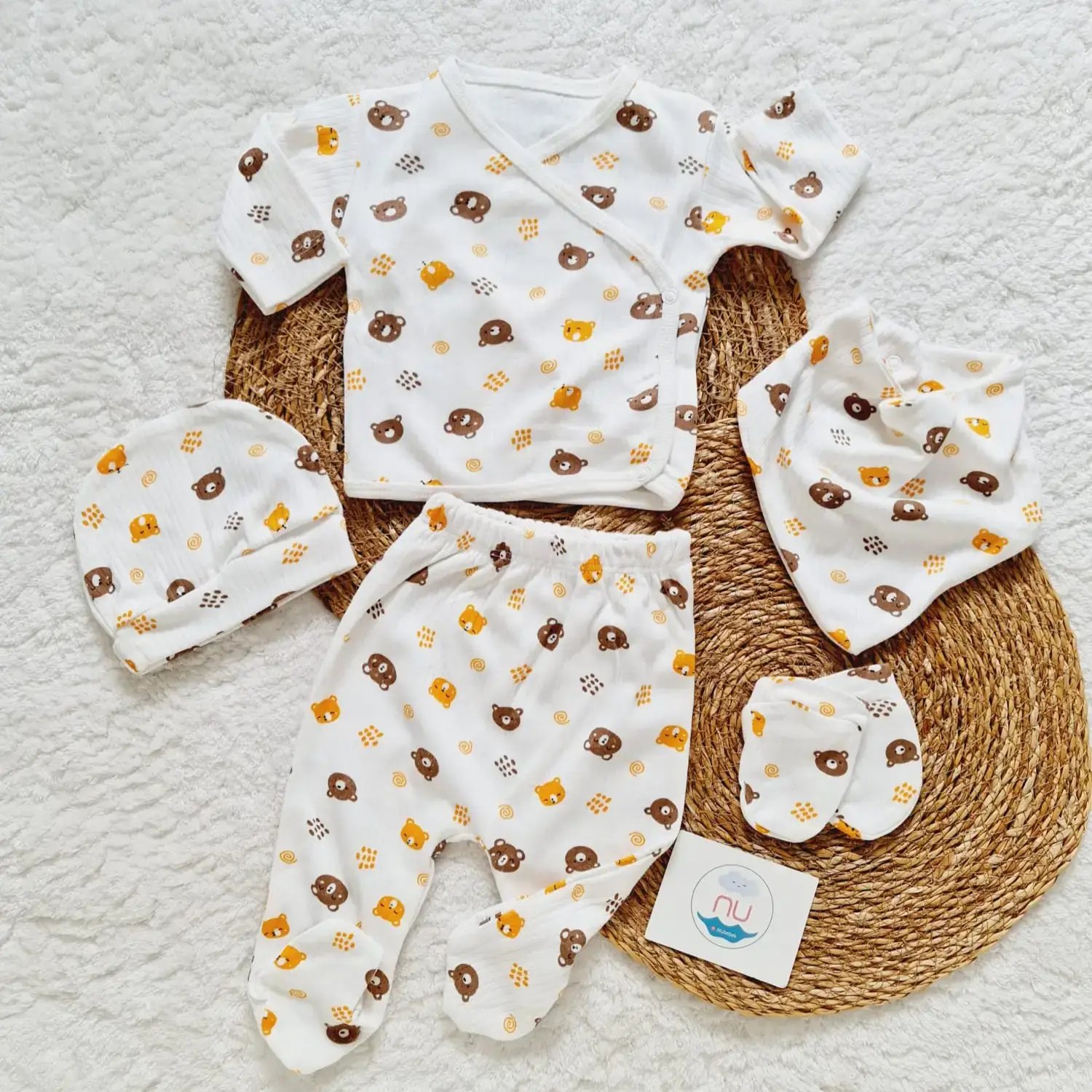 2026/02/1000607491.jpg Ayıcıklar Hastane Çıkış Seti - Görsel 1