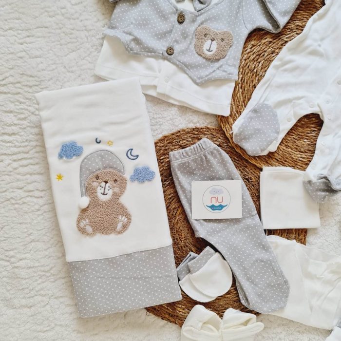 Uykucu Ayıcık Hastane Çıkış Seti - Görsel 4