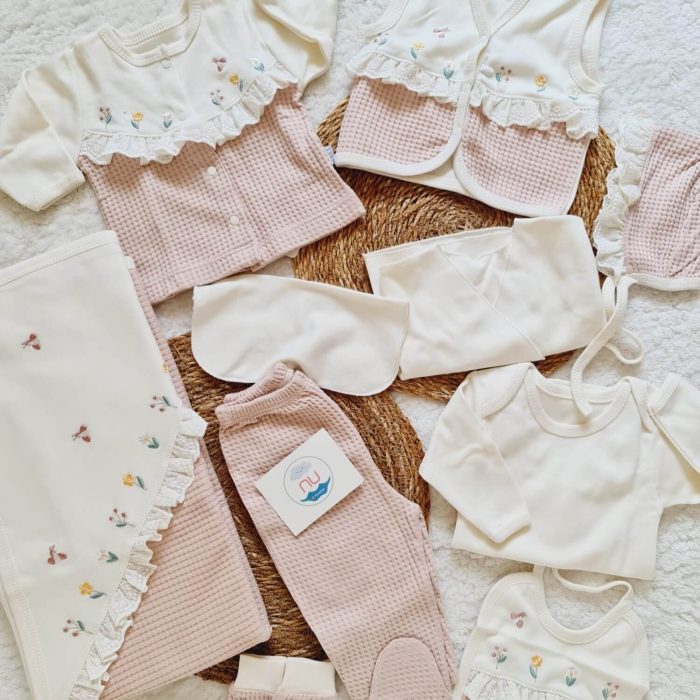 Flower 10 Parça Hastane Çıkış Seti - Görsel 2