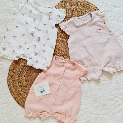 Garden Flowers Muslin Tulum Seti