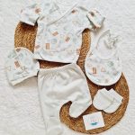 Mint Geometrik Hastane Çıkış Seti