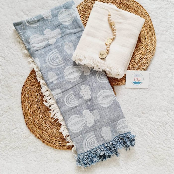 Kapadokya Muslin Battaniye Seti - Görsel 2