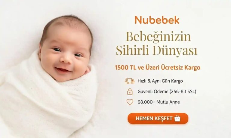 Nubebek Yenidoğan Bebek Butik - %100 pamuklu 1500 TL üzeri ücretsiz kargo ve Güvenli Alışveriş