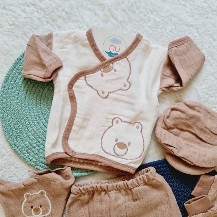 Bears Müslin Hastane Çıkış Seti - Görsel 2