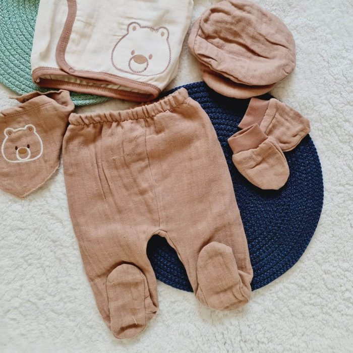 Bears Müslin Hastane Çıkış Seti - Görsel 4