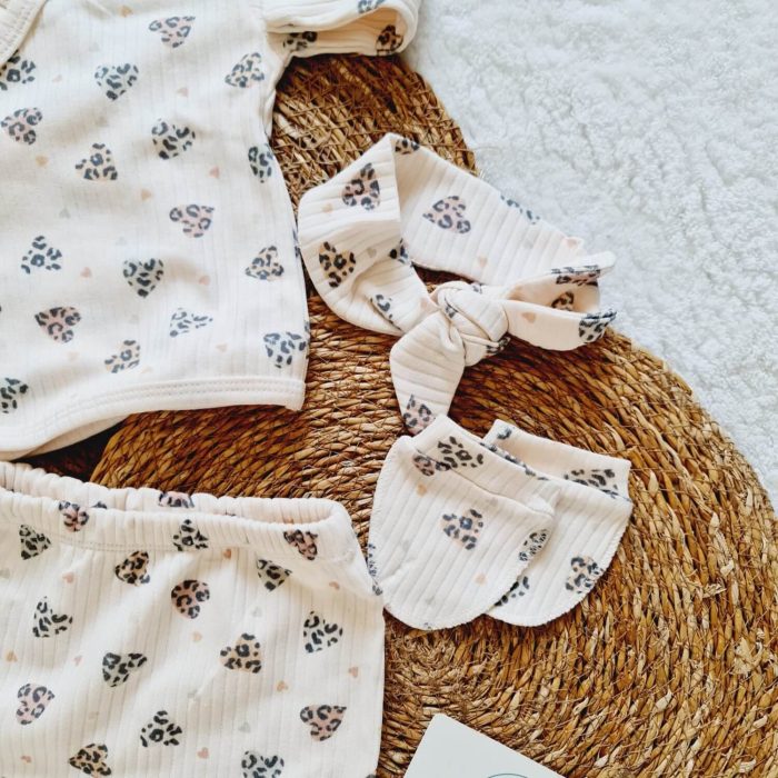 Leopar Aşkı Hastane Çıkış Seti - Görsel 3