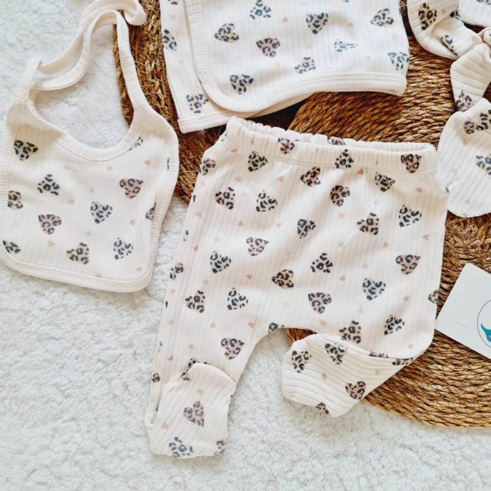 Leopar Aşkı Hastane Çıkış Seti - Görsel 2