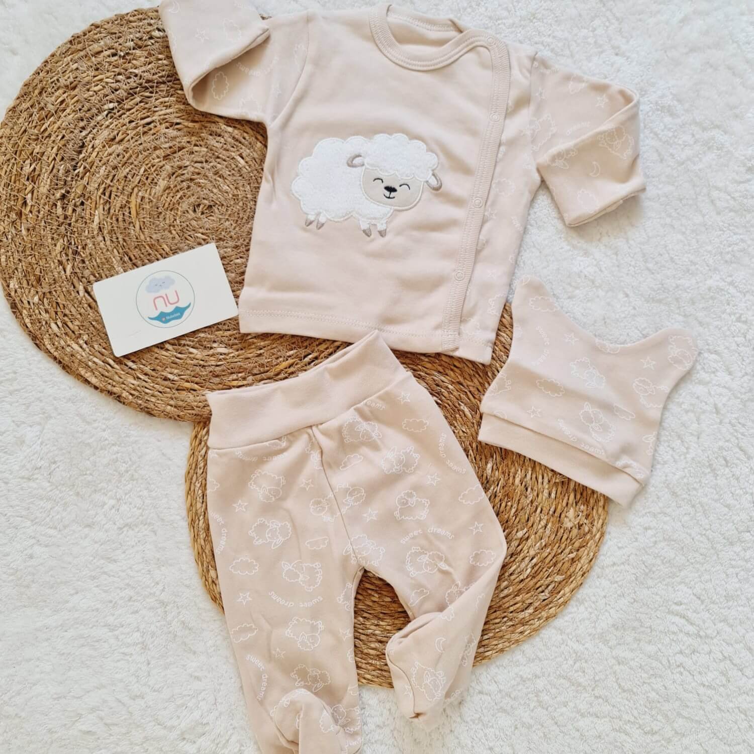 2026/04/1000629007.jpg Minik Kuzu Bebek Takımı - Görsel 1