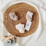 3 lü Bebek Çorabı Latte