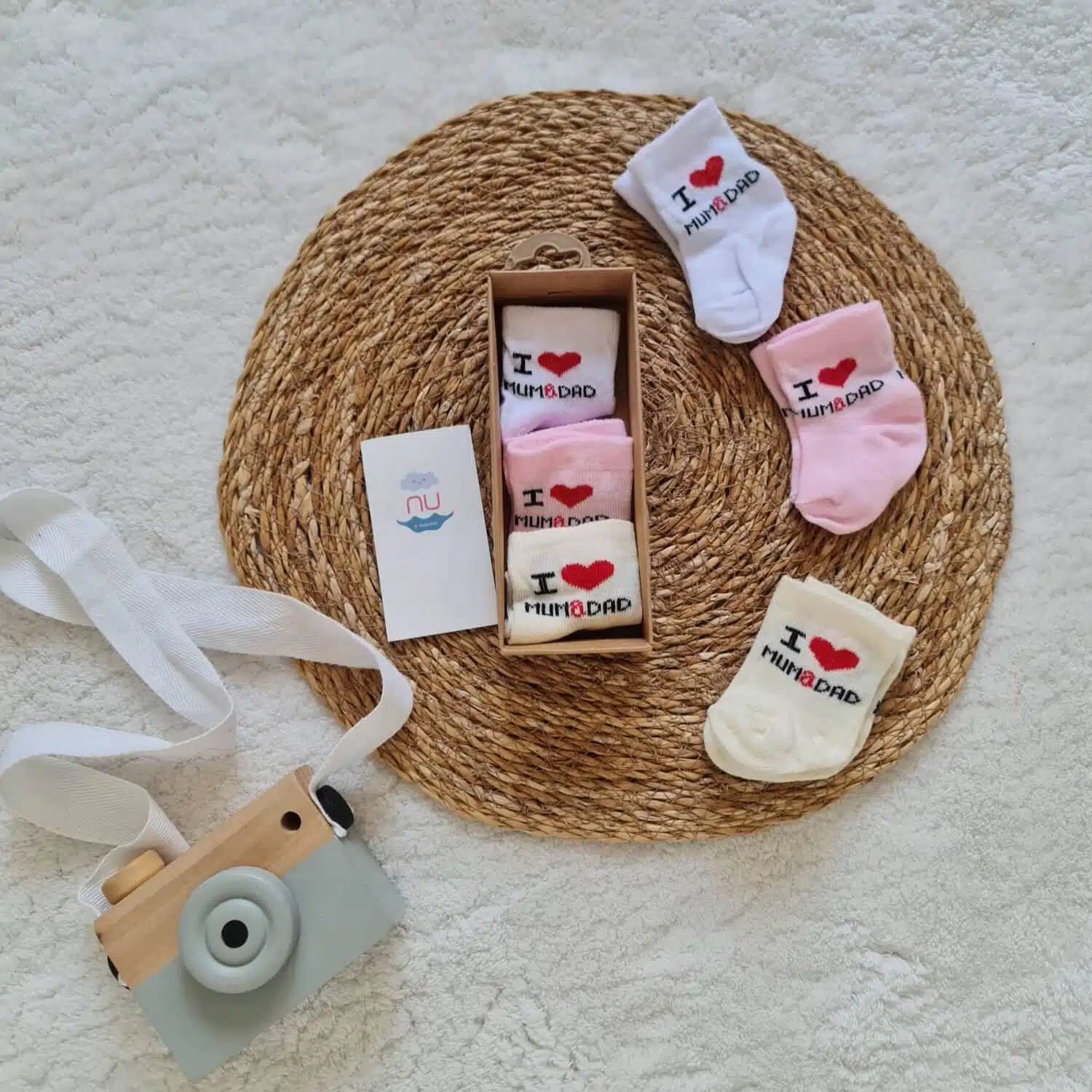 6 lı Bebek Çorabı Kız - Görsel 1